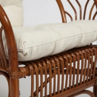 Террасный комплект New Bogota (2 кресла + стол) с подушками (Коричневый) - Изображение 3